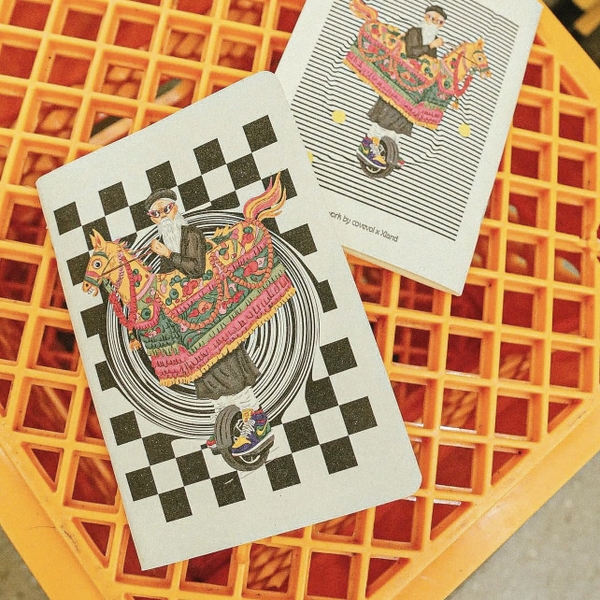 XLAND - 'Dance Through The Labyrinth' Glitter Notebook