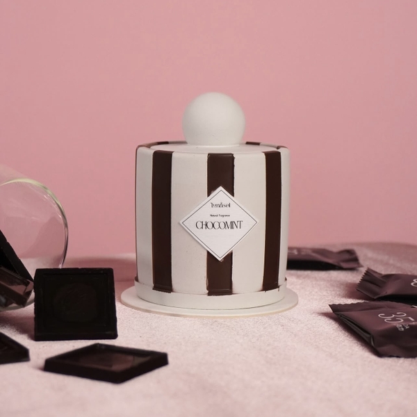 LUNASOL - 'Chocomint' Scented Candle