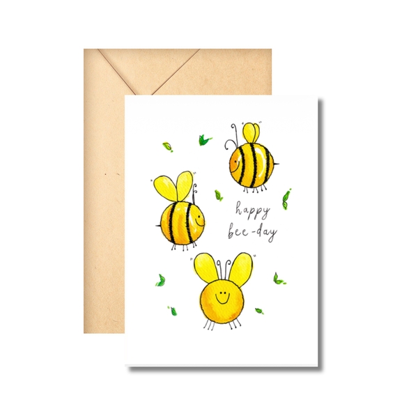Made By Hattie - ‘Happy Bee Day’ Greeting Card