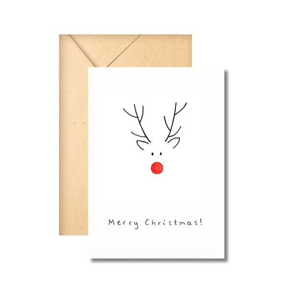 Made By Hattie - ‘Merry Christmas Reindeer’ Christmas Card