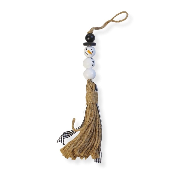 Christmas Ornament - Wooden Snowman