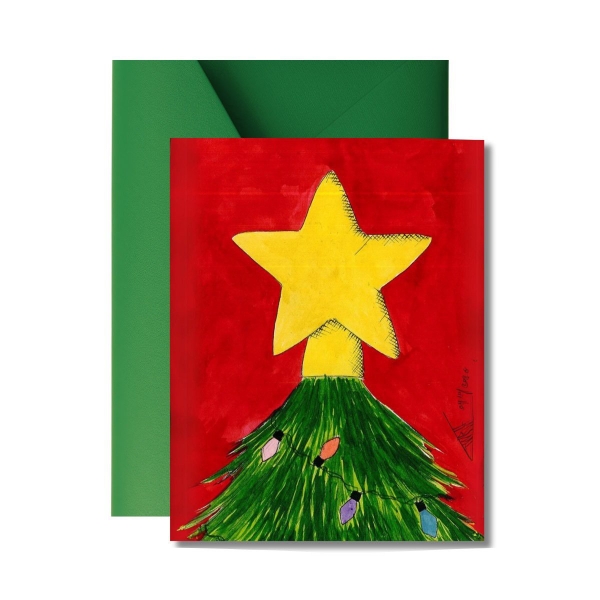 LAURIE DRAWS - ‘Vietnam Star' Christmas Card
