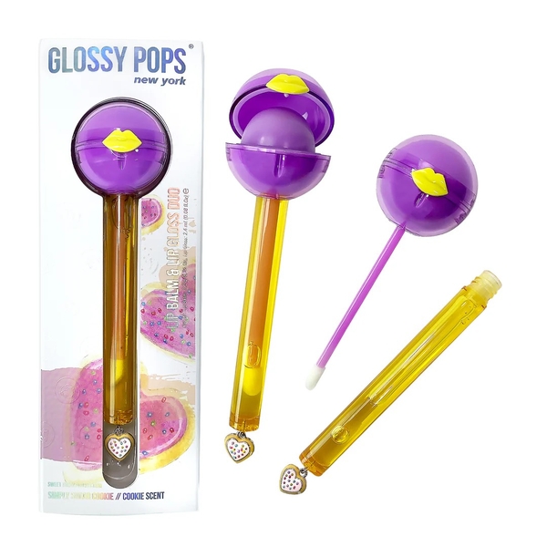 GLOSSY POP - 'Simply Sugar Cookie' 2-in-1 Lip Balm & Lip Gloss