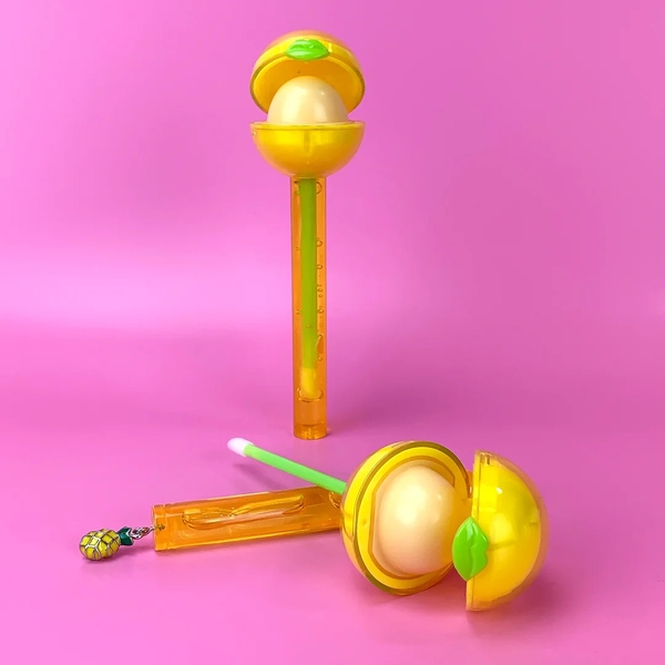 GLOSSY POP - 'Prickly Pineapple' 2-in-1 Lip Balm & Lip Gloss