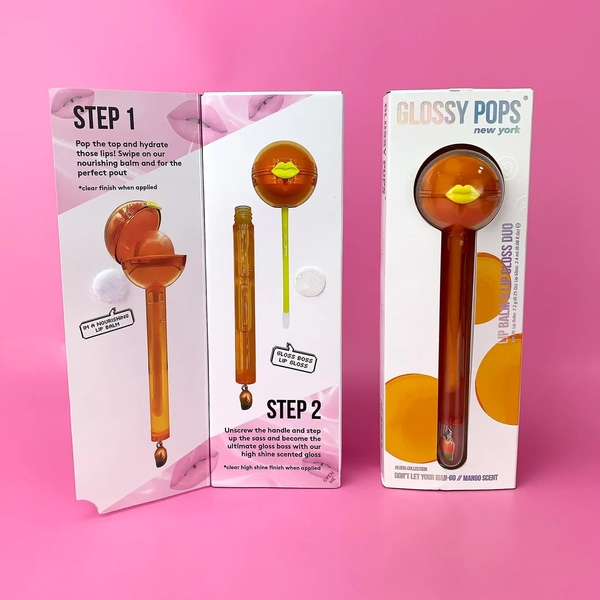 GLOSSY POP - 'Don’t Let Her Man-go' 2-in-1 Lip Balm & Lip Gloss