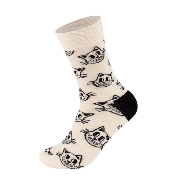 CREW SOCKS - Smilling Cats