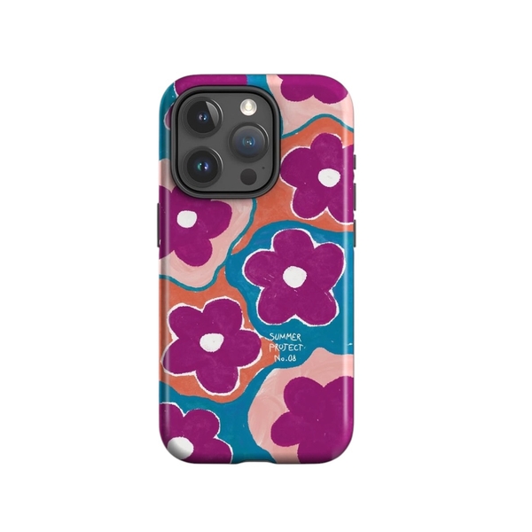 SUMMER PROJECT No.08 - 'Purple Flower' Phone Case