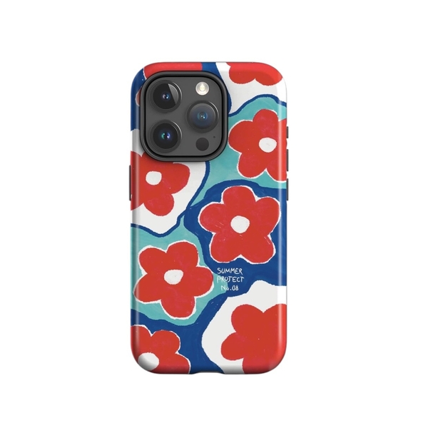 SUMMER PROJECT No.08 - 'Red Flower' Phone Case