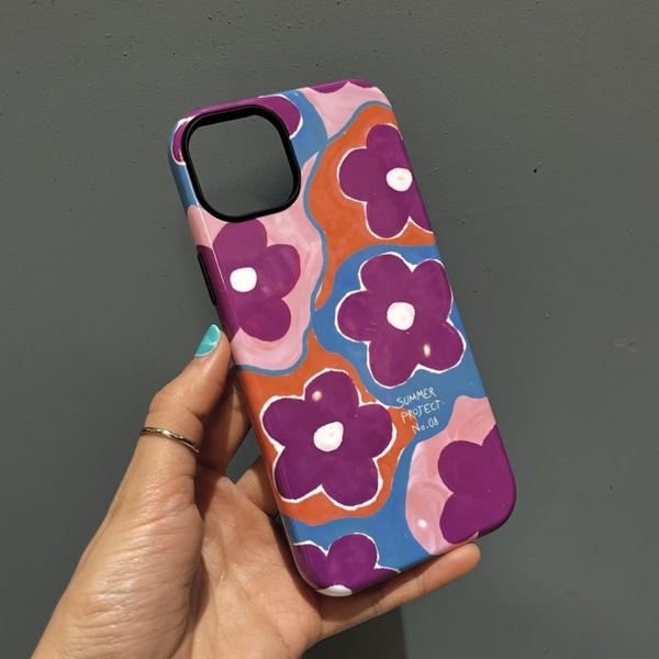 SUMMER PROJECT No.08 - 'Purple Flower' Phone Case