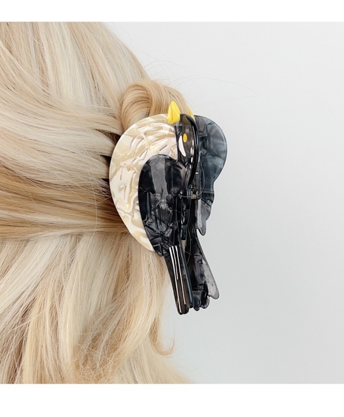Hair Claw - Black Bird