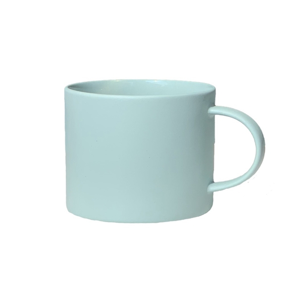 BAT TRANG - Basic Ceramic Mug In Baby Blue