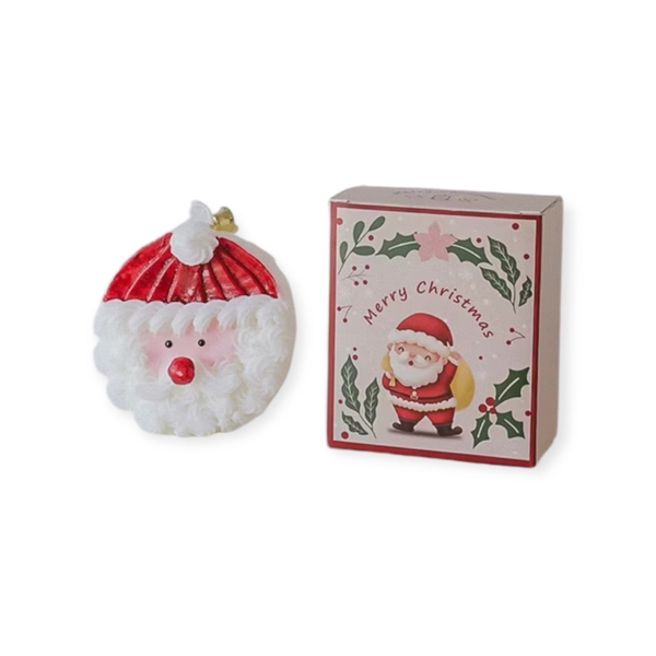 Christmas Candles - “Santa Clause” (Round)