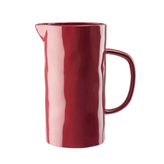 BAT TRANG - Ceramic Pitcher With Handle In Raspberry