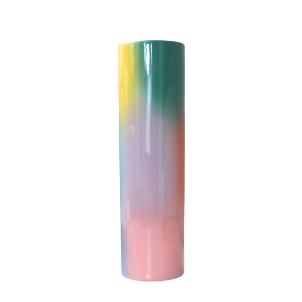 BAT TRANG - Ceramic Colorful Tall Vase