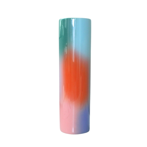 BAT TRANG - Ceramic Colorful Tall Vase