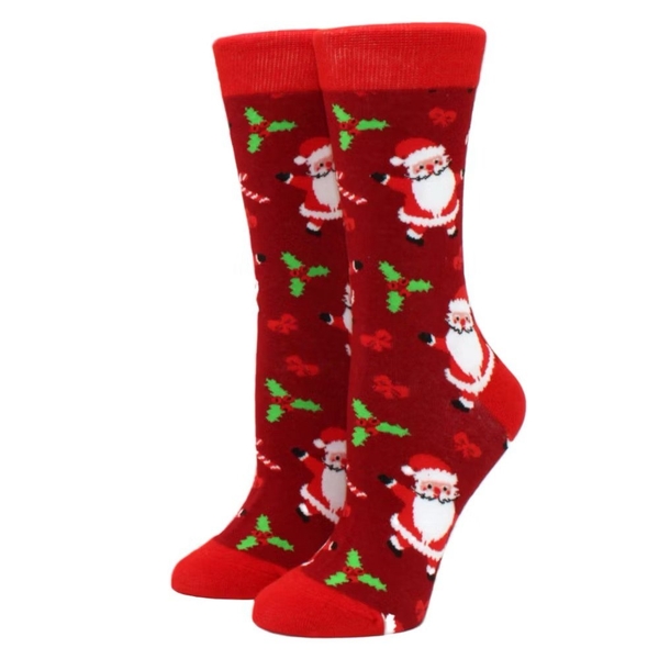 Christmas Socks - Santa &amp; Mistletoe
