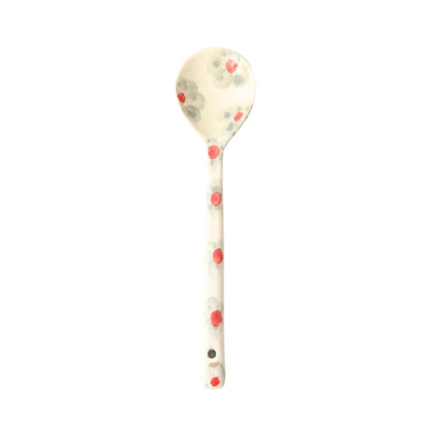 BAT TRANG - Ceramic Spoon in Grey Flower