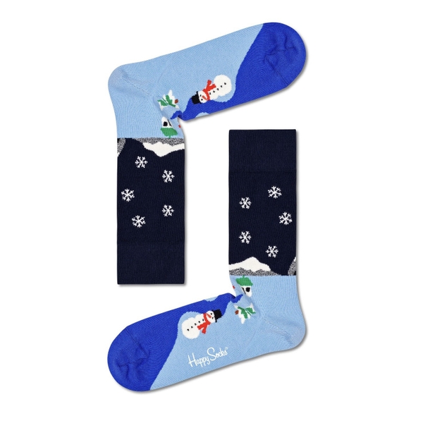 CHRISTMAS - 'Snowy Night' Holiday Crew Socks