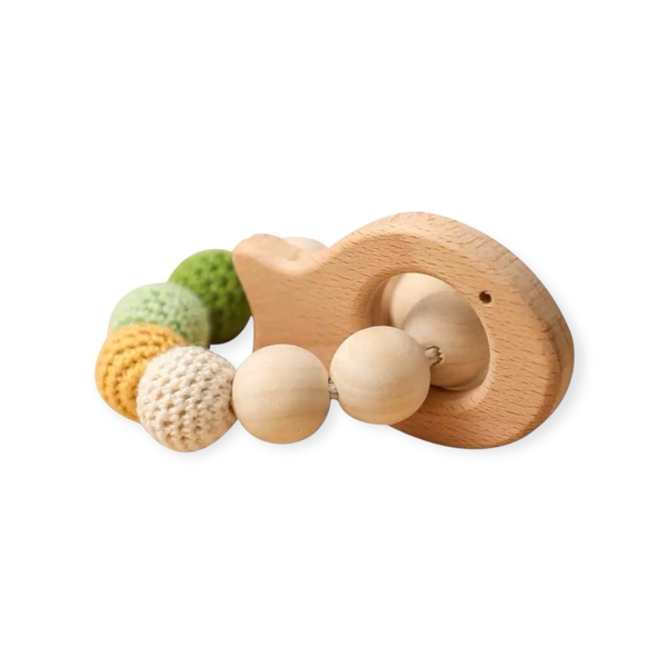 Baby Crochet Teething Toy in Fish