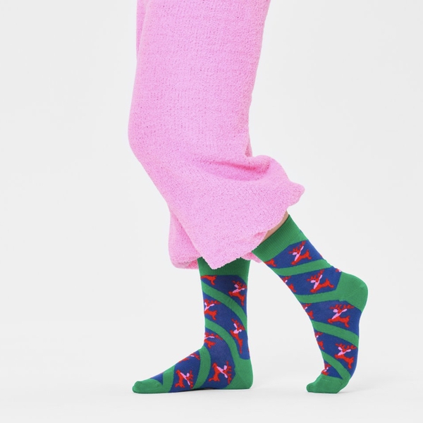 CHRISTMAS - 'Reindeer Parade' Holiday Crew Socks