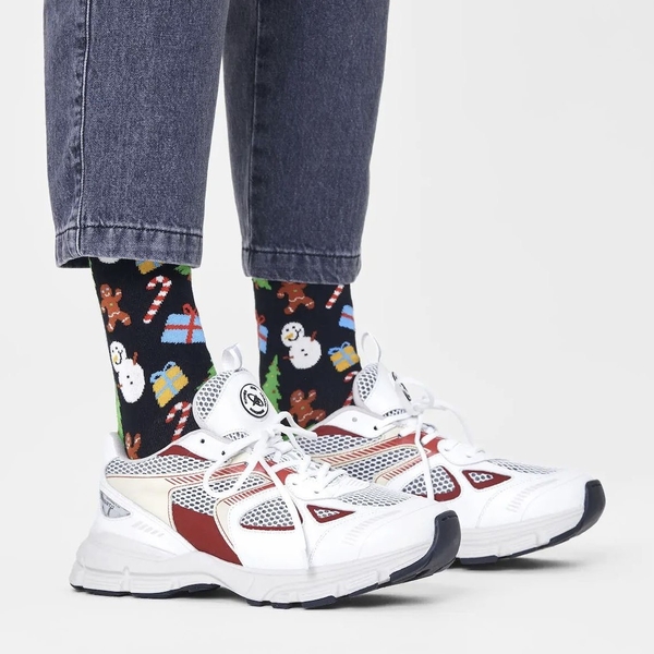 CHRISTMAS - 'Festive Friends' Holiday Crew Socks