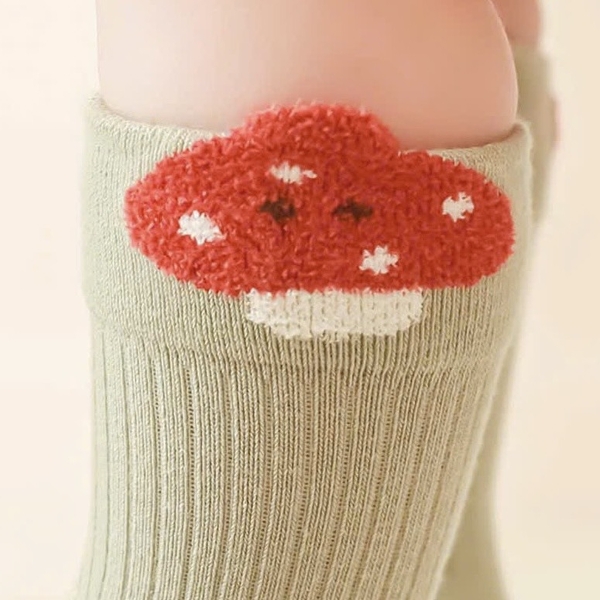 BABY CREW SOCKS - Mushroom