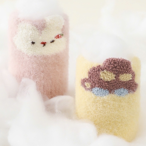 BABY CREW SOCKS - Bunny In Pink