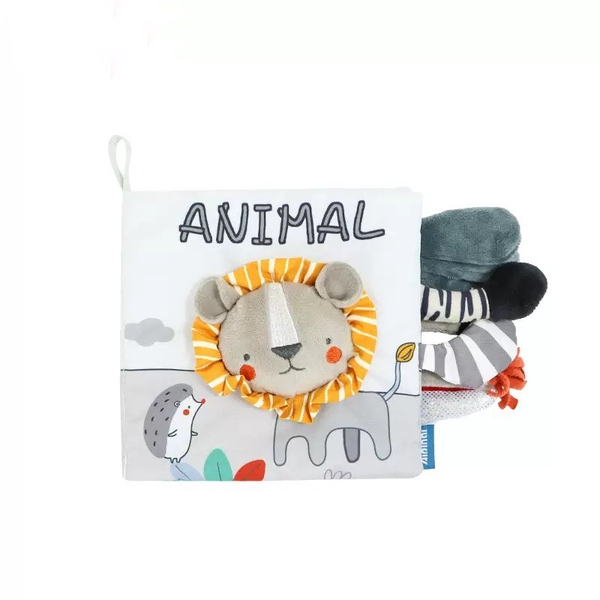 Montessori Baby Cloth Book - Lion