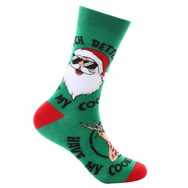 CHRISTMAS - 'Bitch Better Have My Cookie' Holiday Crew Socks