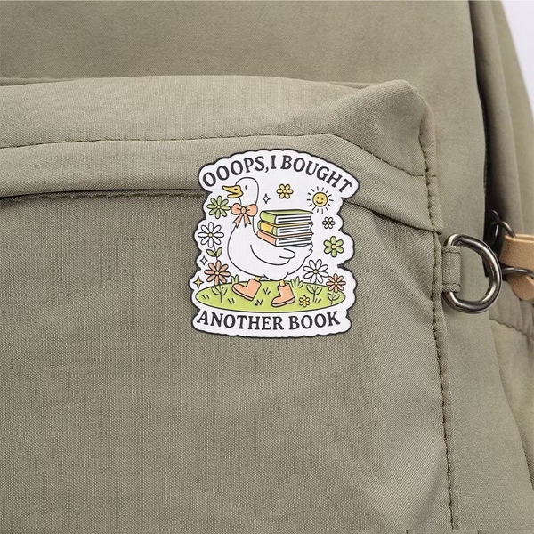 ENAMEL PIN - Oops, I Bought Another Book