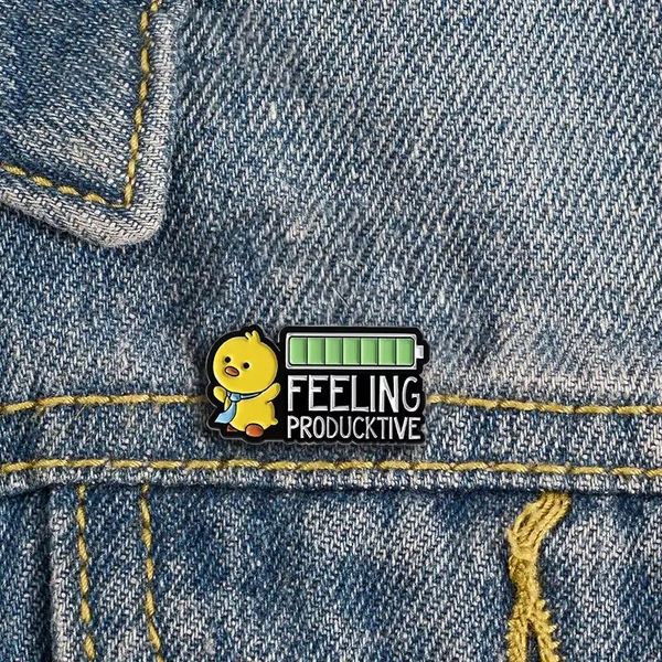 ENAMEL PIN - Feeling Producktive