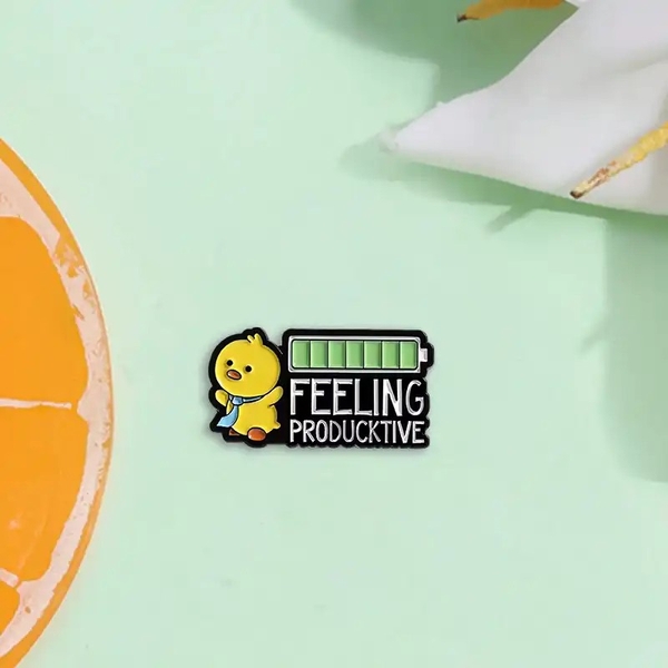 ENAMEL PIN - Feeling Producktive