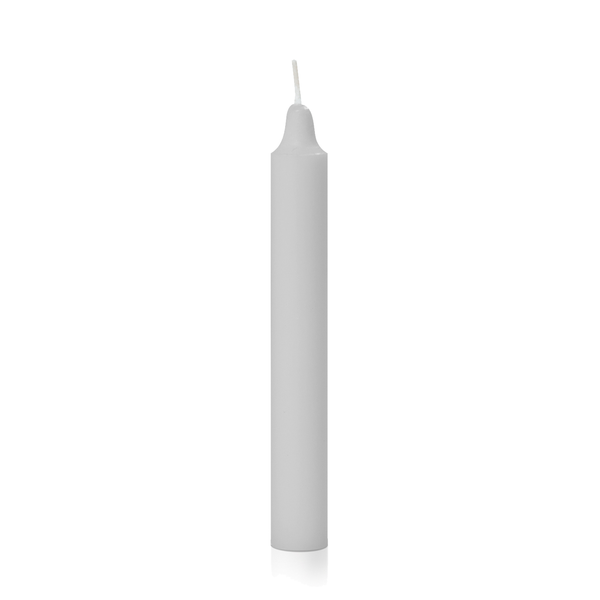 Tapered Candle 15cm - Grey