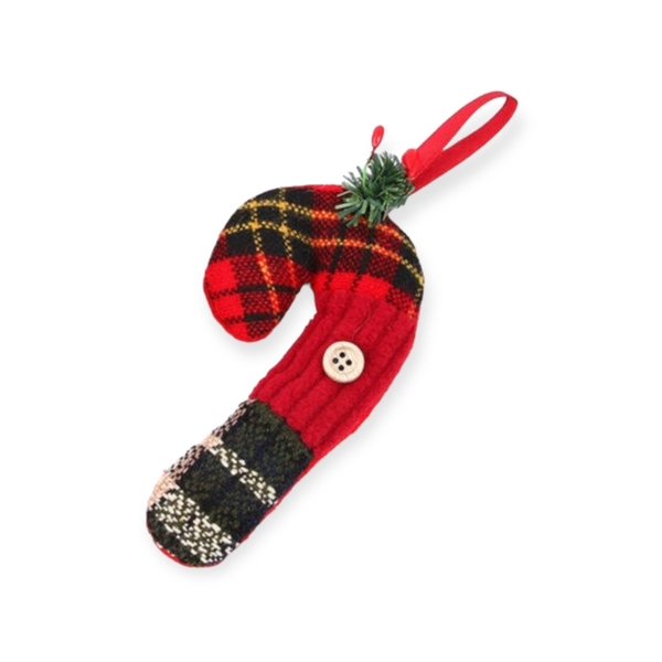 Christmas Ornament - Quilt Candy Cane