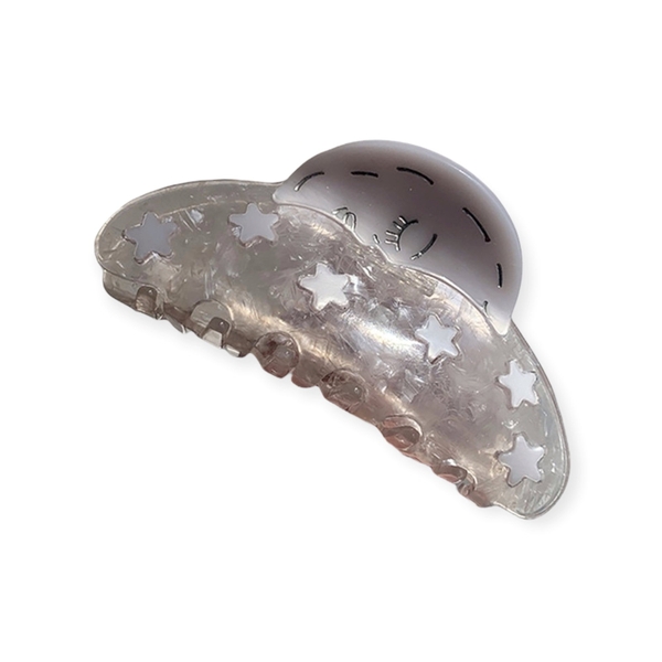 Heirloom Hair Claw - White Moon