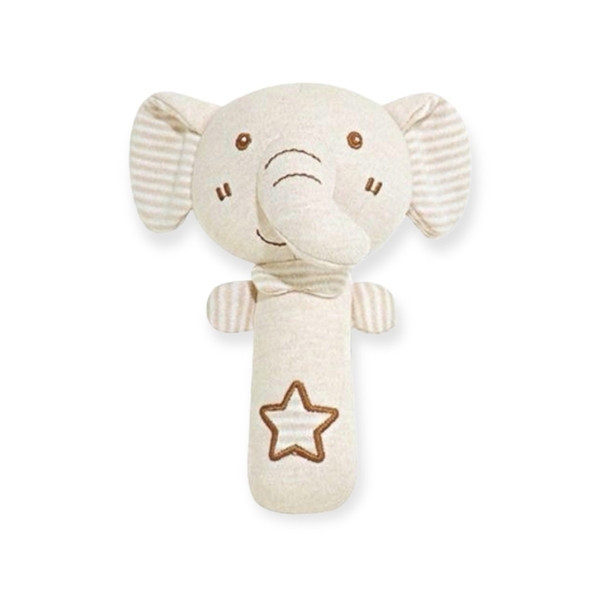 Cotton Baby Squeeze Toy - Elephant