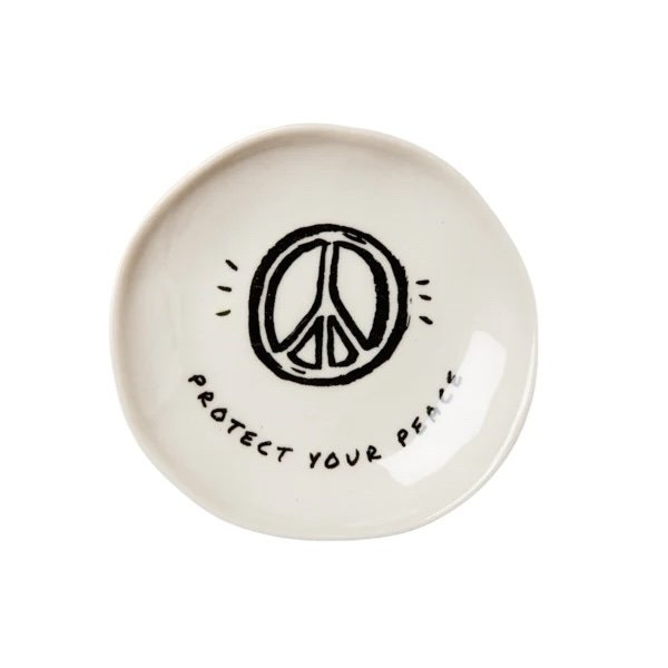 BAT TRANG -  Ceramic Trinket “Protect Your Peace”