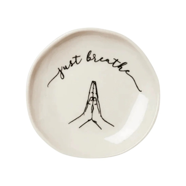 BAT TRANG -  Ceramic Trinket “Just Breathe”