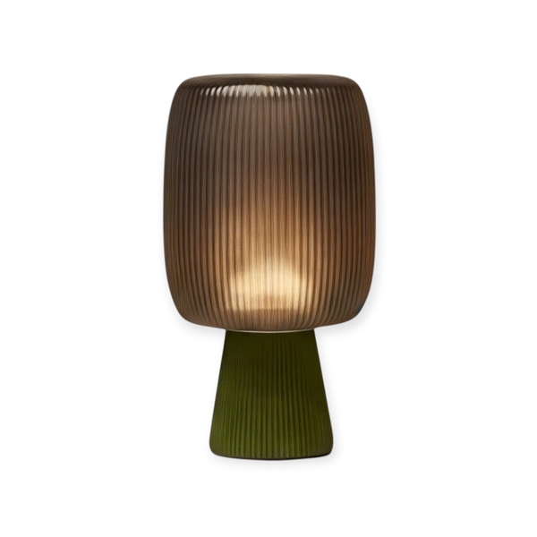 ILLU.3D Lighting - 3D Printing Pom Pom Lamp in Olive Green