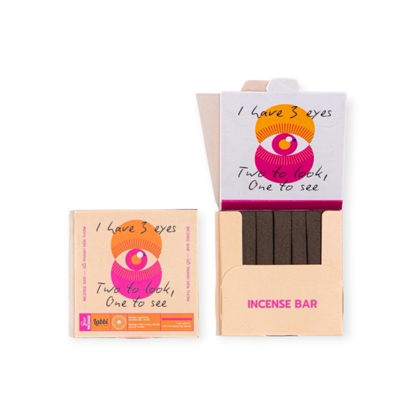 LABBI - 'I Have 3 Eyes, Two To Look, One To See' Incense Bar