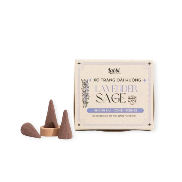 LABBI - ‘Lavender Sage’ Cone Incense