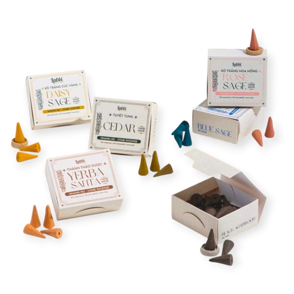 LABBI - ‘Daisy Sage’ Cone Incense