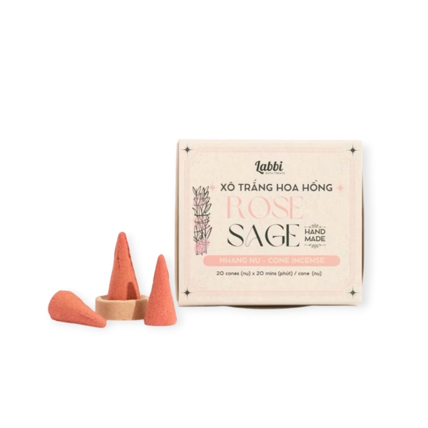 LABBI - ‘Rose Sage’ Cone Incense