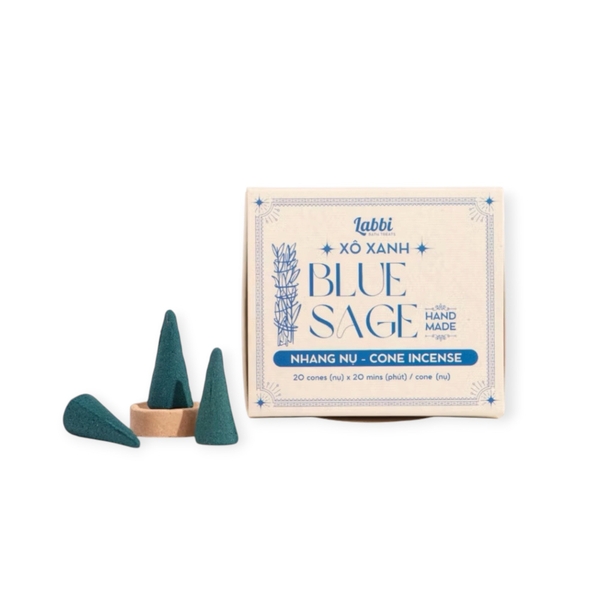LABBI - ‘Blue Sage’ Cone Incense