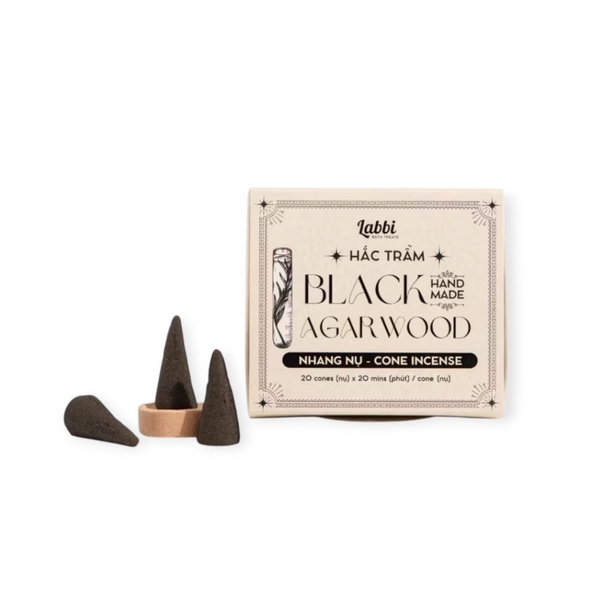 LABBI - ‘Black Agarwood’ Cone Incense