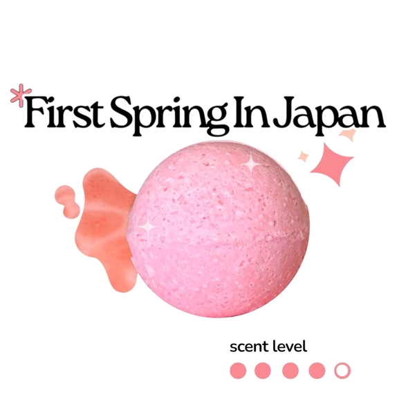 LABBI - ‘First Spring In Japan’ Fizzy Bath Bombs