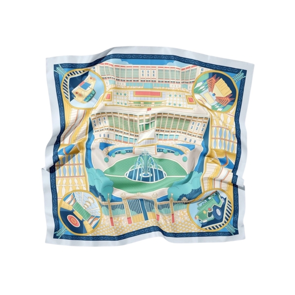 LA'ARTISAN - ‘Dinh Độc Lập - The Independence Palace’ Square Scarf