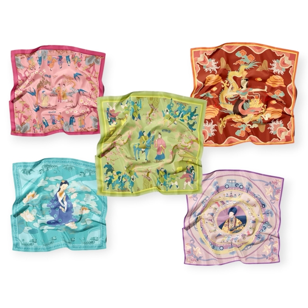 LA'ARTISAN - ‘Công Chúa An Tư - Princess An Tu’ Square Scarf