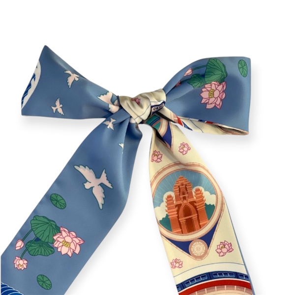 LA'ARTISAN - ‘Dinh Độc Lập - The Independence Palace’ Twilly Scarf