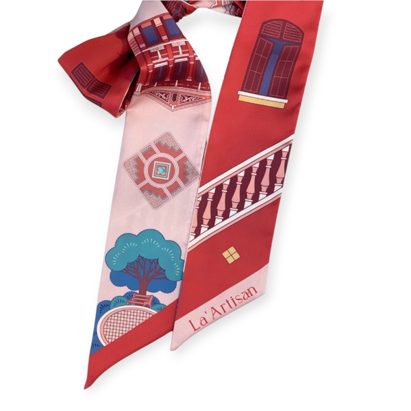 LA'ARTISAN - ‘Quốc Học Huế - The Graceful National High School Of Hue’ Twilly Scarf
